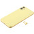 Battery Back Cover (with Side Keys & Card Tray & Power + Volume Flex Cable & Wireless Charging Module) for iPhone 11 (Yellow)