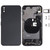 Battery Back Cover Assembly (with Side Keys & Loud Speaker & Motor & Camera Lens & Card Tray & Power Button + Volume Button + Charging Port + Signal Flex Cable & Wireless Charging Module) for iPhone XS (Black)