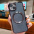 For iPhone 11 - 16 Pro Max Electroplating Pure Color Glitter Powder MagSafe Phone Case
