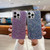 For iPhone 15 - 16 Pro Max Glitter Sequins Epoxy TPU Phone Case