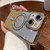 For iPhone 11 - 16 Pro Max Diamond Gradient Glitter Plated MagSafe Phone Case