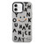 For iPhone 11 - 16 Pro Max Electroplated Silver Series PC Protective Phone Case
