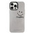 For iPhone 11 - 16 Pro Max Electroplated Silver Series PC Protective Phone Case
