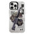For iPhone 11 - 16 Pro Max Electroplated Silver Series PC Protective Phone Case