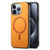 For iPhone 7 - 16 Pro Max Solid Color Retro Magsafe PU Back Cover Phone Case