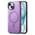 For iPhone 7 - 16 Pro Max Solid Color Retro Magsafe PU Back Cover Phone Case