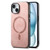 For iPhone 7 - 16 Pro Max Solid Color Retro Magsafe PU Back Cover Phone Case