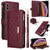For iPhone 7 - 16 Pro Max Crossbody Zipper Wallet Rhombus Leather Phone Case