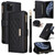 For iPhone 7 - 16 Pro Max Crossbody Zipper Wallet Rhombus Leather Phone Case