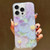 For iPhone 15 - 15 Pro Max Gold Foil Oil Painting Epoxy TPU Phone Case