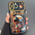 For iPhone X - 15 Pro Max Astronaut Pattern Large Window TPU Phone Case