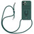 For iPhone 7 - 15 Pro Max Sliding Camshield Magnetic Card Holder Silicone Phone Case with Lanyard