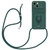 For iPhone 7 - 15 Pro Max Sliding Camshield Magnetic Card Holder Silicone Phone Case with Lanyard