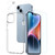 For iPhone 12 - 16 Pro Max NORTHJO 3 in 1 TPU Phone Case with Screen Film and Lens Film