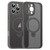 For iPhone 11 - 16 Pro Max Matte Texture 360 Degree Rotary Tone Holder MagSafe Phone Case