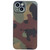 For iPhone 7 - 15 Pro Max Camouflage Pattern Film PC Phone Case