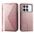 For Xiaomi & Redmi Models Cubic Grid Calf Texture Magnetic Leather Phone Case