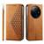 For Xiaomi & Redmi Models Cubic Grid Calf Texture Magnetic Leather Phone Case