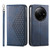 For Xiaomi & Redmi Models Cubic Grid Calf Texture Magnetic Leather Phone Case