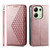For Xiaomi & Redmi Models Cubic Grid Calf Texture Magnetic Leather Phone Case