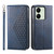 For Xiaomi & Redmi Models Cubic Grid Calf Texture Magnetic Leather Phone Case