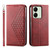 For Xiaomi & Redmi Models Cubic Grid Calf Texture Magnetic Leather Phone Case