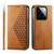 For Xiaomi & Redmi Models Cubic Grid Calf Texture Magnetic Leather Phone Case