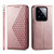 For Xiaomi & Redmi Models Cubic Grid Calf Texture Magnetic Leather Phone Case