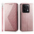 For Xiaomi & Redmi Models Cubic Grid Calf Texture Magnetic Leather Phone Case