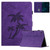 For Samsung Galaxy Models Coconut Tree Embossed Smart Leather Tablet Case