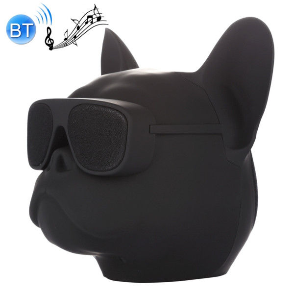 AEROBULL Bulldog Portable Bluetooth Wireless Stereo Speaker, Support Aux Input & TF Card (Black)