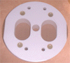 Mits. FX-20, FX-30 Lower Ceramic Plate #M1575