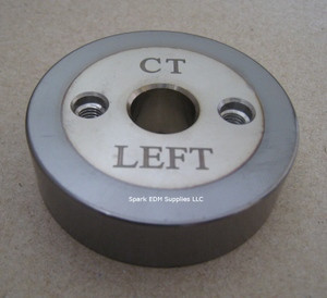 Charmilles Wire Drive Roller for Tim Head without grooves (Left side) - Extended Life version, TiAIN coated; #130003359