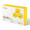 neuro 3 plus peptide bioregulator by vitual, 60 capsule box, side view
