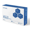 polo 3 plus peptide bioregulator by vitual, 60 capsule box, side view