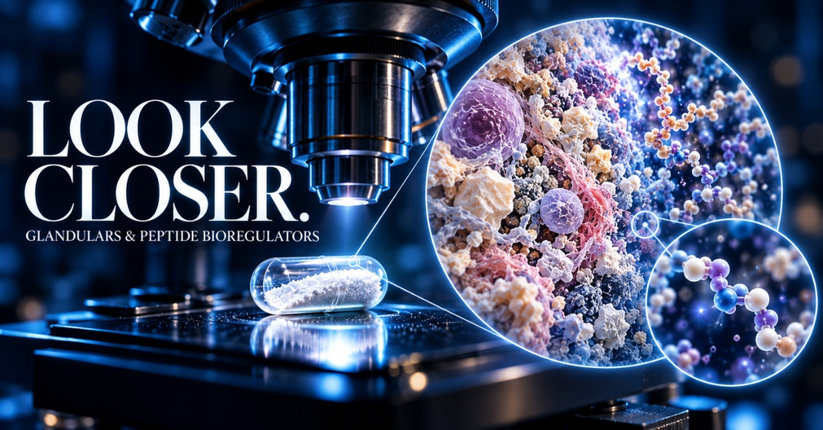Glandulars and Peptide Bioregulators: What Is the Difference?