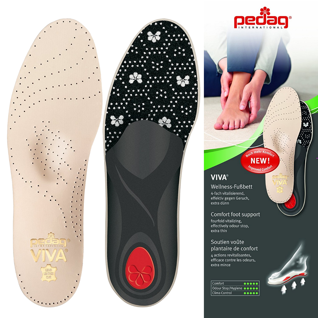 pedag orthotic - full hand-made leather insole