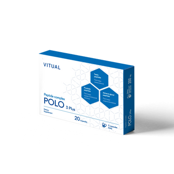 Polo 3 Plus - Male Health Peptide Bioregulator Complex 20 Capsules