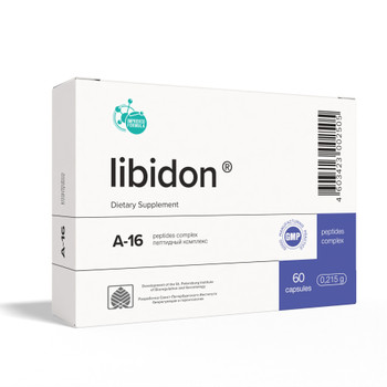 Libidon A-16 Prostate Peptide Bioregulator 60 Capsules