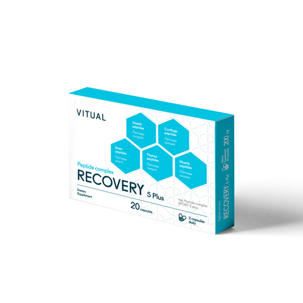 Sport-Recovery 5 Plus - Endurance Peptide Bioregulator Complex 20 Capsules