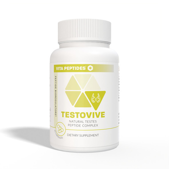 Testovive – Testes Natural Peptide Bioregulator - available in 30 & 60 capsules