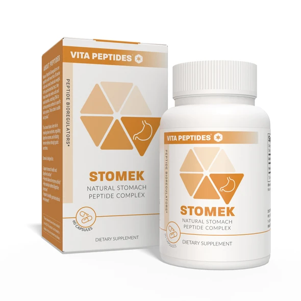 Stomek – Stomach Natural Peptide Bioregulator - available in 30 & 60 capsules