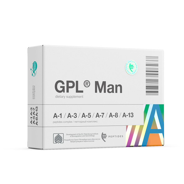 GPL® Man Natural Bioregulator Complex - 30 Capsules