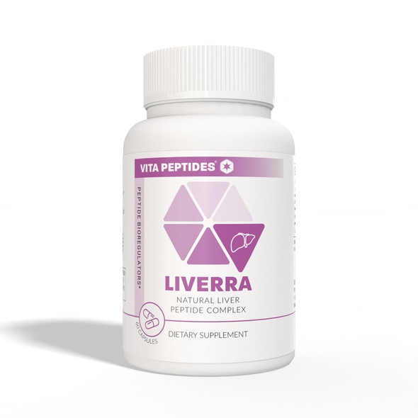 Liverra - Liver Natural Peptide Bioregulator - available in 30 & 60 capsules