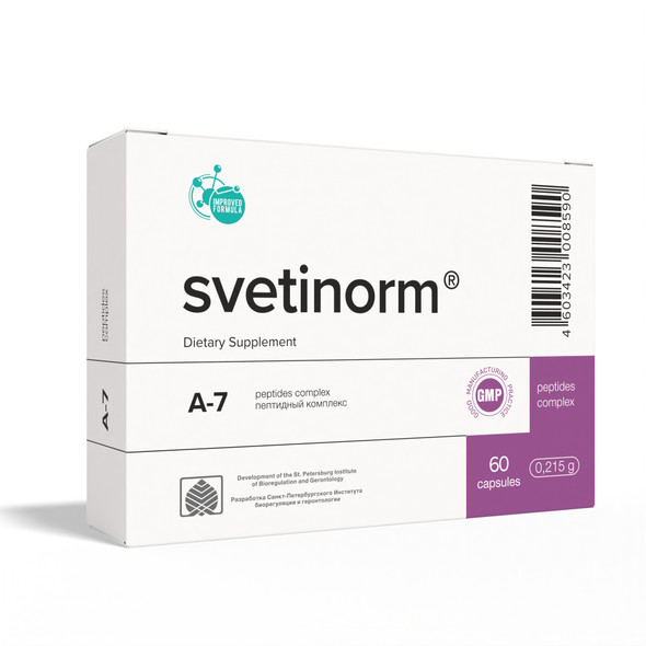 Svetinorm A-7 Liver Peptide Bioregulator 60 Capsules 