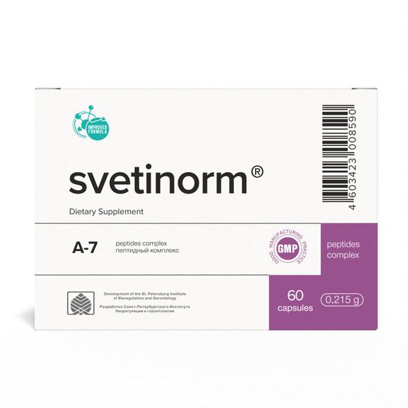 Svetinorm A-7 Liver Peptide Bioregulator 60 Capsules 