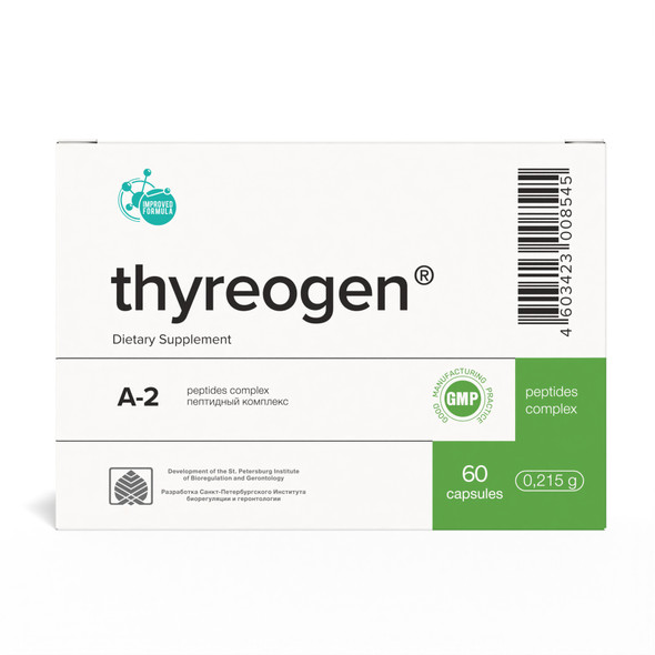 Thyreogen A-2 Thyroid Peptide Bioregulator 60 Capsules 