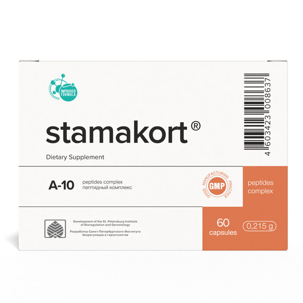 Stamakort A-10 Stomach Peptide Bioregulator 60 Capsules