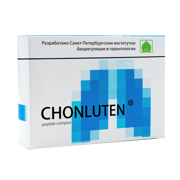 Chonluten - Synthesized Respiratory System Peptide Bioregulator 60 Capsules