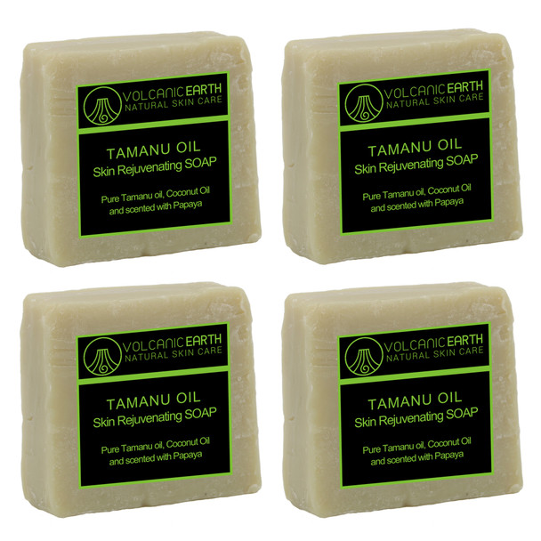 Natural handmade Tamanu Oil soap - 4 bars